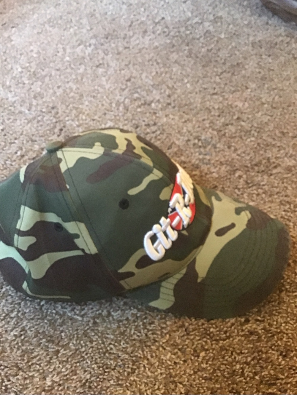 Camouflage ball hat adjustable, one size fits all Confederate flag Git-R-Done - Picture 2 of 7